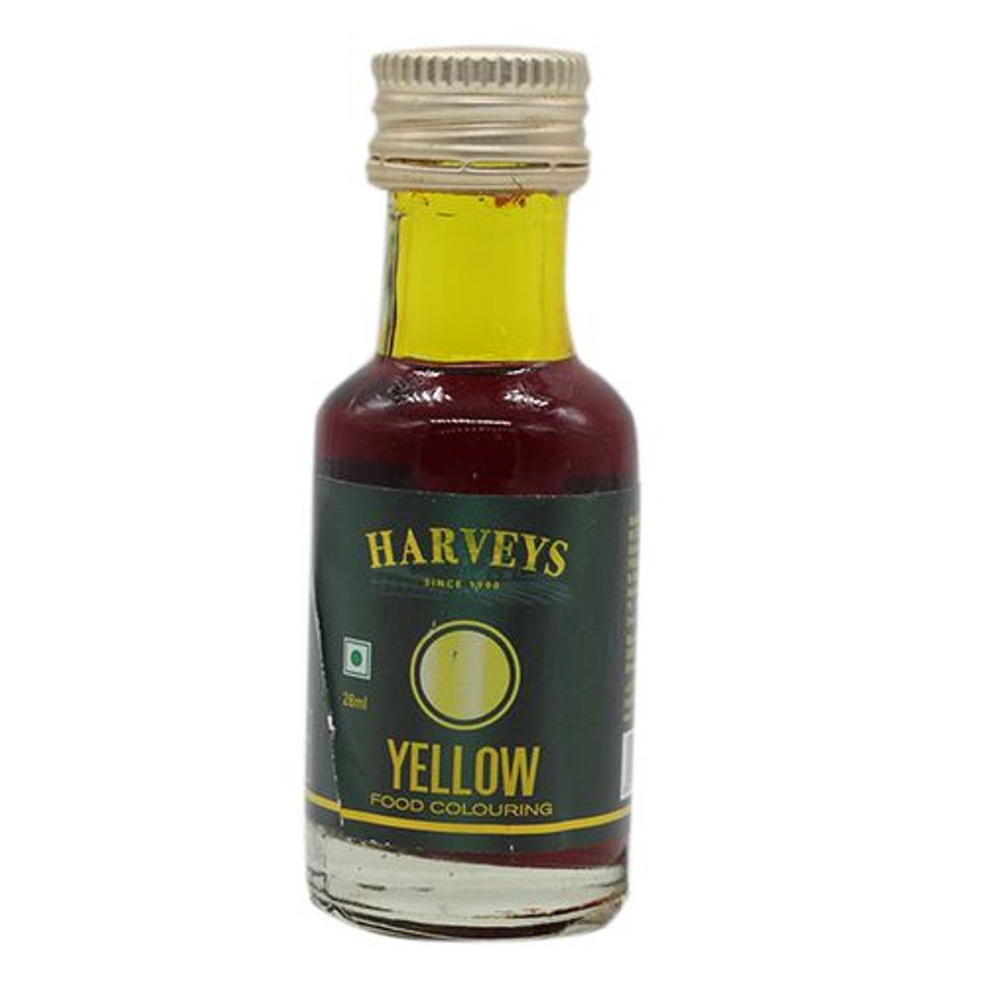 Harveys  Food Colouring - Yellow, 28 ml 