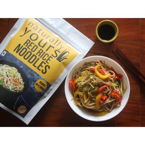 Naturally Yours Noodles - Red Rice, 180 g  No Artificial Colors, No Preservatives