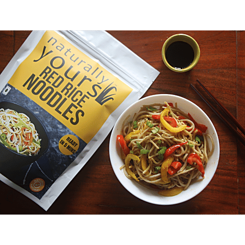 Naturally Yours Noodles - Red Rice, 180 g  No Artificial Colors, No Preservatives