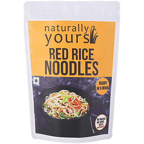 Naturally Yours Noodles - Red Rice, 180 g  No Artificial Colors, No Preservatives