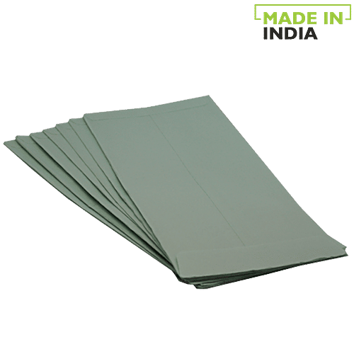 Ravi Envelope - Cloth Lined, Green, 23 x 10 cm, 25 pcs  