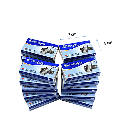 KANGARO  24/6 Stapler Pins, 20 pcs  Efficient Stapling
 Organised Documents