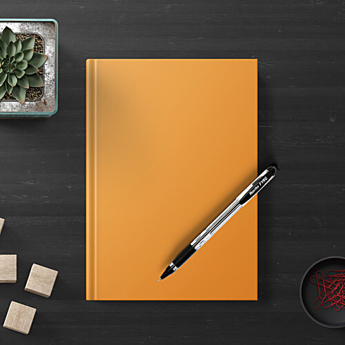 Rorito Fyro Ball Pens - 0.7 mm Meta Tip, Black, 5 pcs