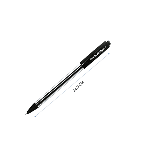 Rorito Fasty Gel Pens - Black, 5 pcs  