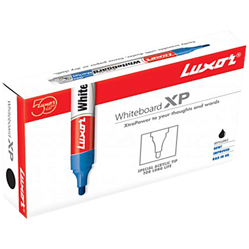 Buy Luxor Whiteboard Marker Pen Black Xp 1223 10 Pcs Online At Best