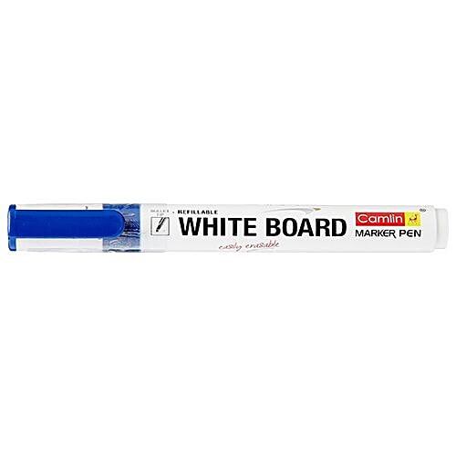 Buy Camlin Kokuyo Whiteboard Marker Pen Blue 10 Pcs Online At Best