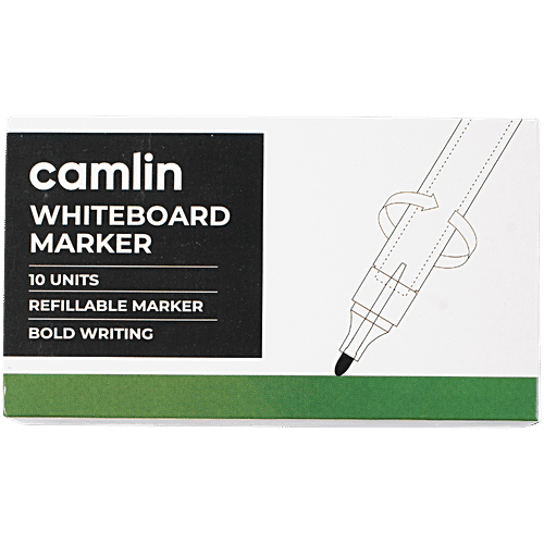 Buy Camlin Kokuyo Whiteboard Marker Pen Refillable 10 Pcs Online At