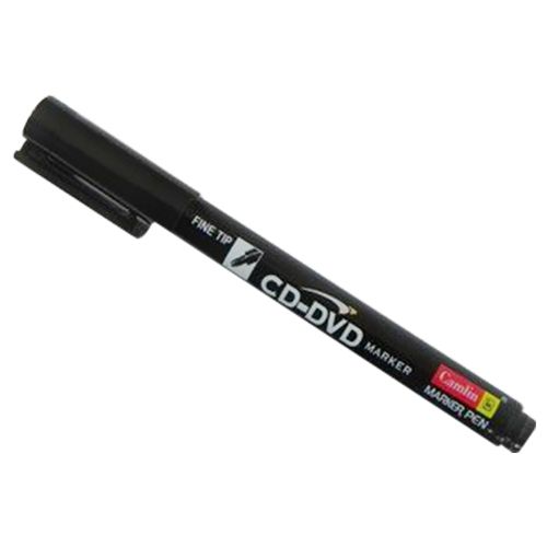 Camlin Kokuyo Marker Pen - Black, OHP, 10 pcs