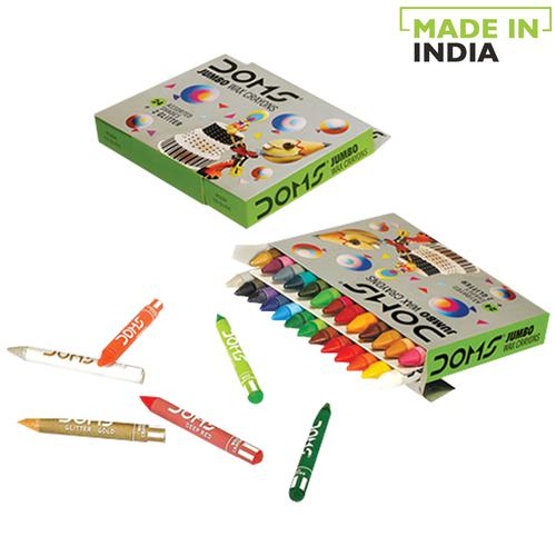 DOMS Long Jumbo Wax Crayons 24 Shades Primary art tool for kids