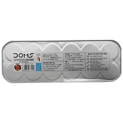 Doms Poster Colour, 12 Shades  