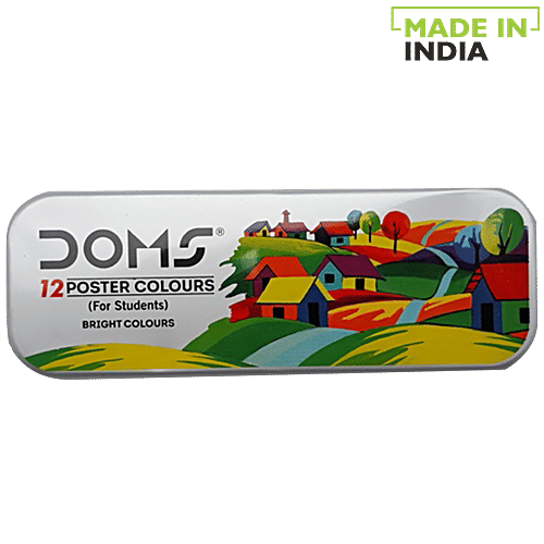 Buy Doms Poster Colour 12 Colours 12 Pcs Online At Best Price of Rs 95