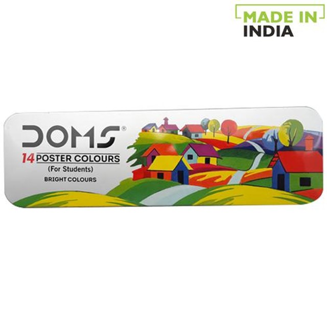 Buy Doms Poster Colour 14 Colours 14 Pcs Online At Best Price of Rs 209