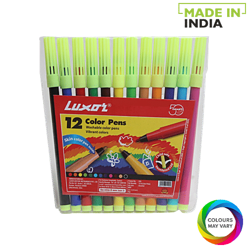 Luxor Sketch Pen - Assorted Set, 12 pcs  