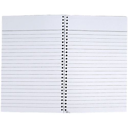 Cubic Ruled 80 Pages 1/4th Size Spiral Pad Wire-Bound Notebooks - 27.94 x 21.34 cm, 6 pcs (Pack of 6) 