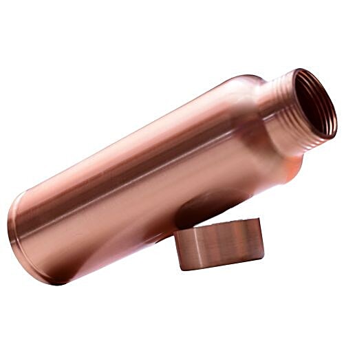 Ayur Copper Pure Copper Water Bottle - Matte Finish, 700 ml  Spill Proof & Odour Free