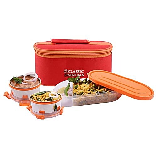 Buy Classic Essential Lunch Box With Clip Lock Leak Proof Containers 3