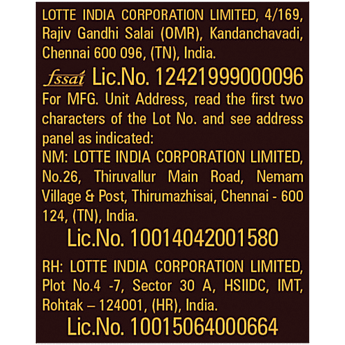 Lotte Choco Pie - Original, With Rich Marshmallow, No Preservatives, 28 g (Pack of 12) 63% more Cocoa, With a Milk Creme Signature