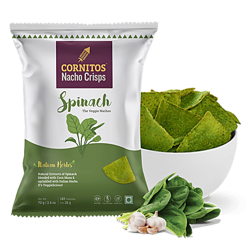Buy Cornitos Spinach Nacho Chips Online at Best Price of Rs 50 bigbasket