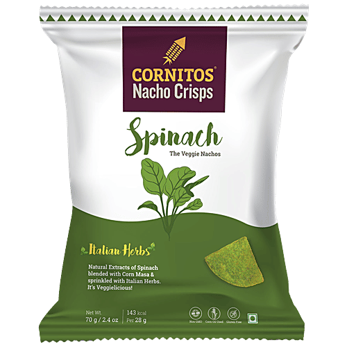 Buy Cornitos Spinach Nacho Chips Online at Best Price of Rs 50 bigbasket