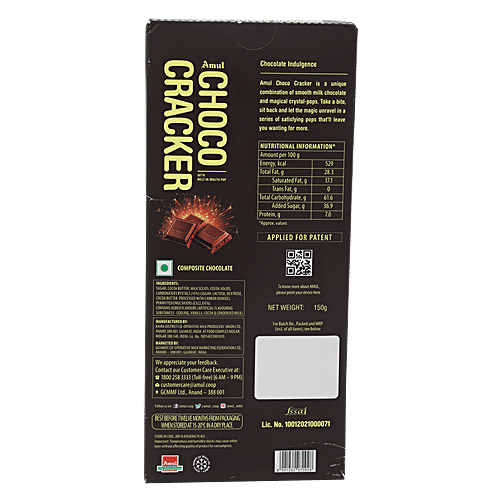 Amul Choco Cracker - Magical Crystal With Milk Chocolate, 150 g  