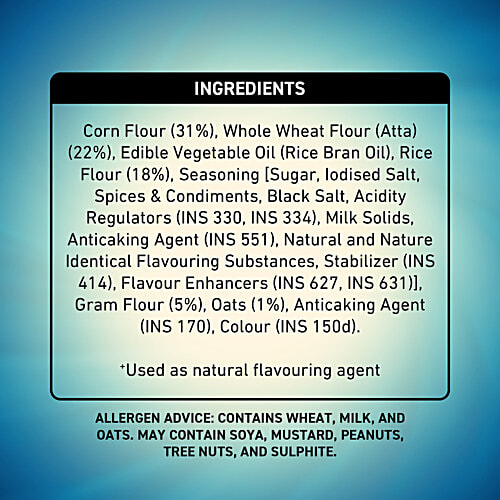 Too Yumm! Dahi Papdi Chaat Flavour Multigrain Chips, 41 g  Zero Cholesterol, Protein Snack