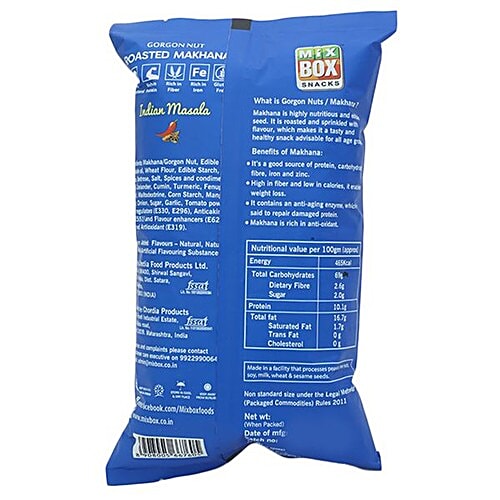 PRAVIN MIXBOX Makhana - Roasted, Indian Masala, 35 g  