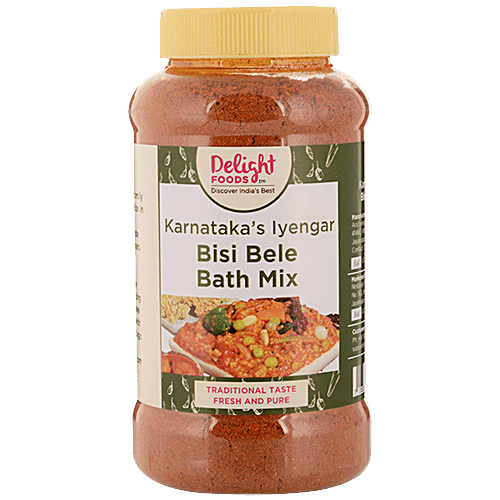 Delight Foods Powder - Bisi Bele Bhath, Karnataka's Iyengar, 250 g  