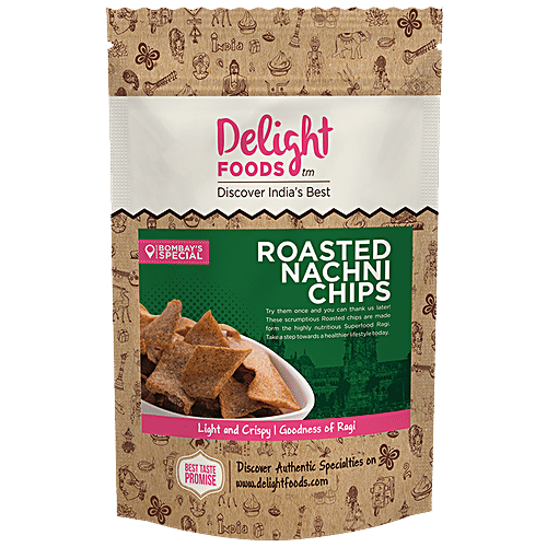 Delight Foods Chips - Mumbai Roasted Nachni, 150 g  