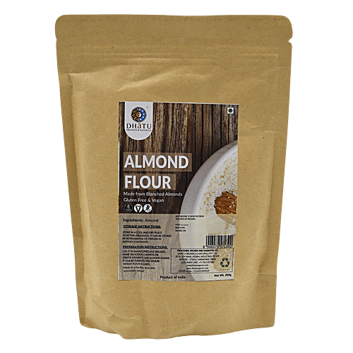 Dhatu Organics & Naturals Almond Flour, 200 g  