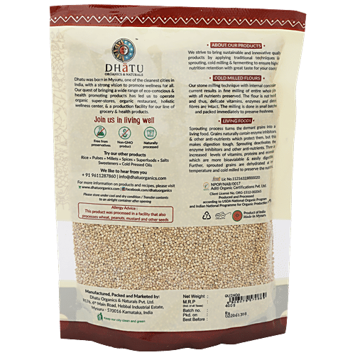 Dhatu Organics & Naturals Organic Quinoa, 400 g  