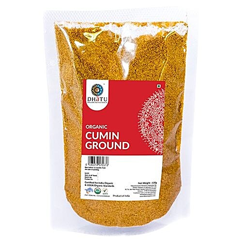 Dhatu Organics & Naturals Powder - Organic Ground Cumin, 100 g  