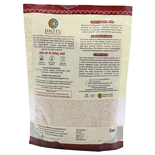 Dhatu Organics & Naturals Sorghum Rava/ Semolina, 500 g  