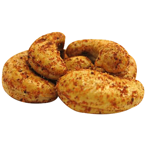 Gourmia Cashews - Roasted, Tangy Masala, Large, 200 g  No Cholesterol, No Trans Fat