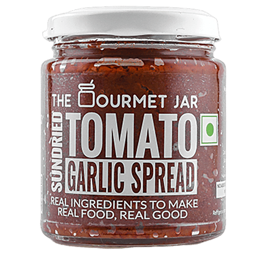 The Gourmet Jar Spread - Fiery, Sundried, Tomato, With Naga Chilli, 190 g  With Natural Ingredients