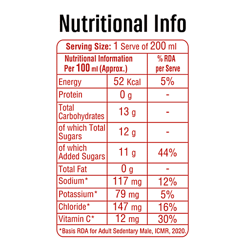 ORSL Electrolyte Drink - Orange, 200 ml  