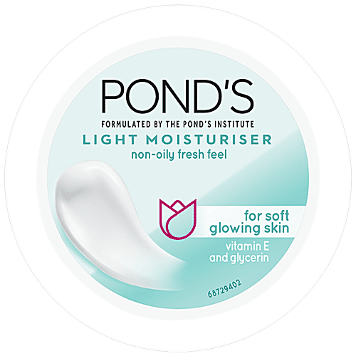 Pond's Light Moisturiser - With Vitamin E & Glycerine, For Non-Oily Fresh Feel, 75 ml  