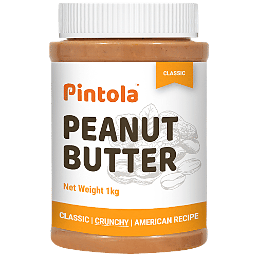 Pintola Classic Peanut Butter - Crunchy, 1 kg  