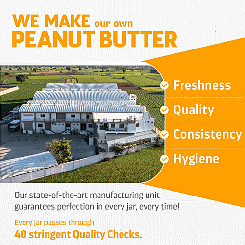 Pintola Peanut Butter - Creamy, Classic, Original American Recipe, With 26g Protein, 2.5 kg Powerful Protein
High Fibre
Premium Quality