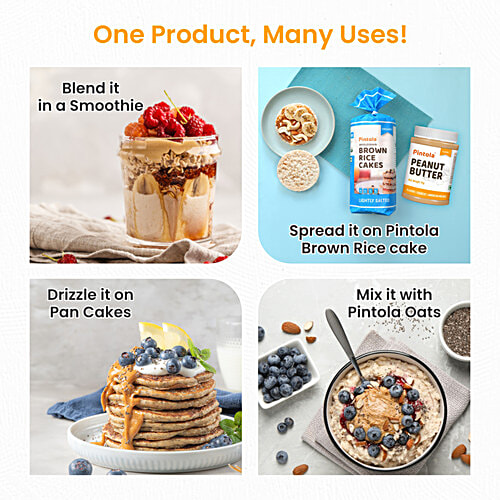 Pintola Peanut Butter - Crunchy, Classic, Original American Recipe, With 26g Protein, 2.5 kg  