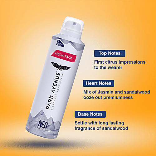 Park Avenue Perfume Spray - Neo, Change The Game, 220 ml (Mega Pack) 