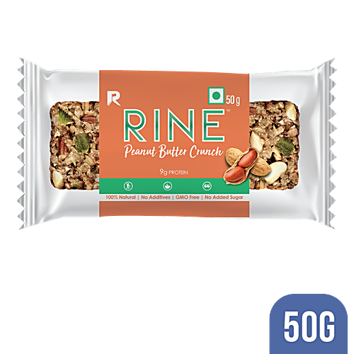 RINE Granola Bar - Mighty Chocolate, 50 g Pack of 6 