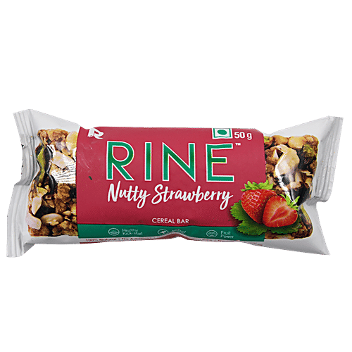RINE Granola Bar - Nutty Strawberry, 50 g  