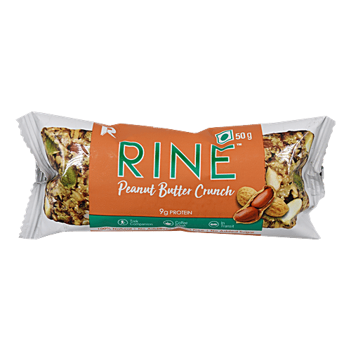 RINE Granola Bar - Peanut Butter Crunch, 50 g  