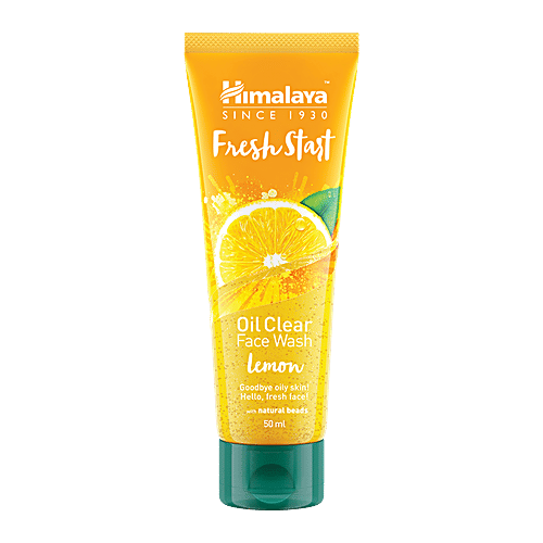 Himalaya Fresh Start Oil Clear Lemon Face Wash, 50 ml  