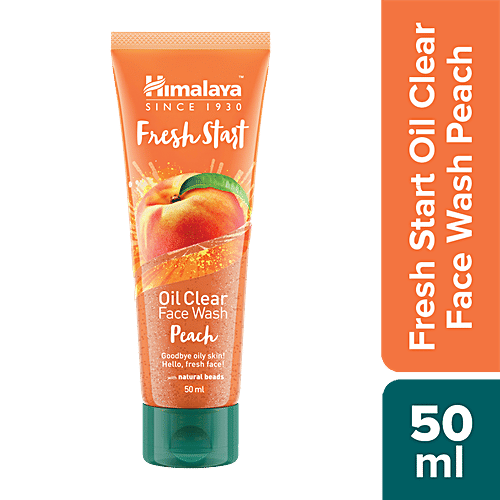 Himalaya Fresh Start Oil Clear Peach Face Wash, 50 ml