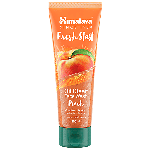 Himalaya Fresh Start Oil Clear Peach Face Wash, 100 ml  