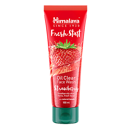 Himalaya Fresh Start Oil Clear Strawberry Face Wash, 100 ml  