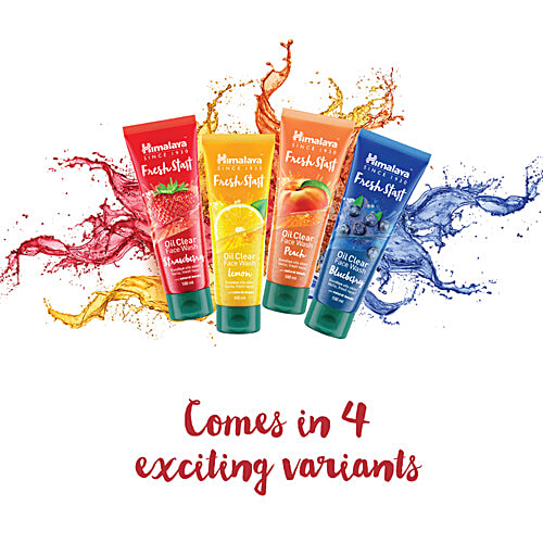 Himalaya Fresh Start Oil Clear Strawberry Face Wash, 100 ml  