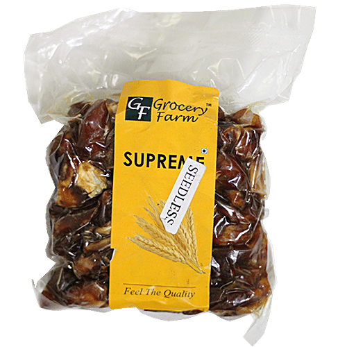 Grocery Farm Dates/Parechampazham - Seedless, 500 g  