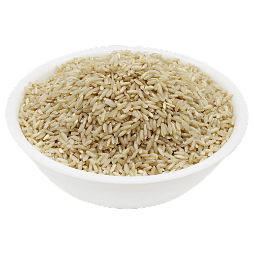 bb Royal Organic Sona Masoori Semi Brown Rice/Tandul - Handpounded, 10 Kg  